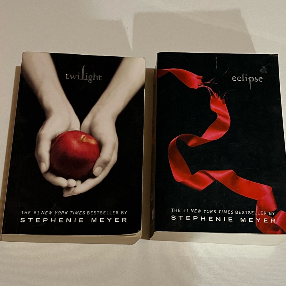 Bundle of 2 Paperback Books by Stephenie Meyer Twilight and Eclipse